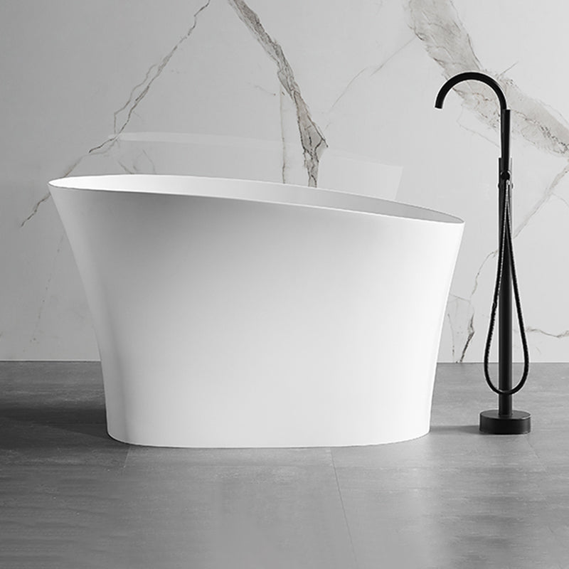 Stone Single Slipper Bathtub Antique Finish Freestanding Bath Tub