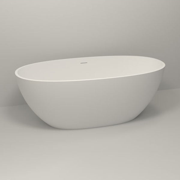 Modern Stone Oval Bathtub Antique Finish Freestanding Bath Tub