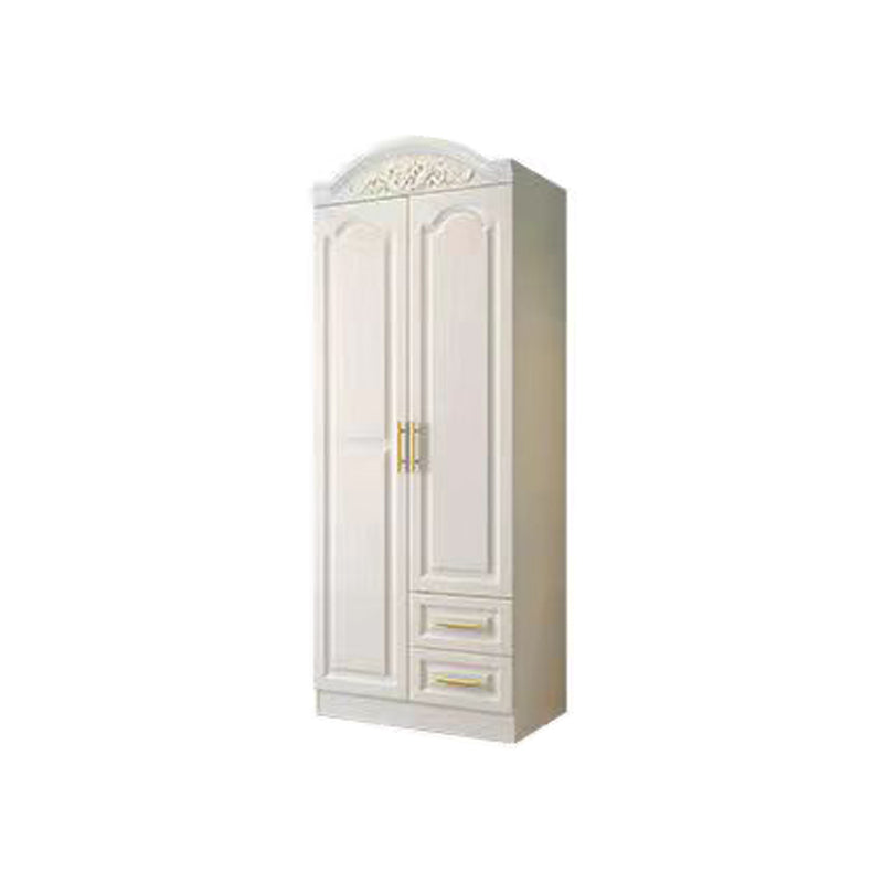 White Wood Wardrobe Armoire French Country Wardrobe Closet for Home