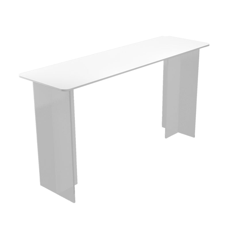 Rectangle Bar Table Set 1/2/3 Pcs Stone Bar Table and Metal Stools