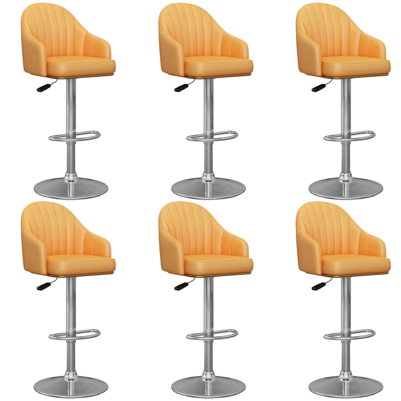 Industrial Backrest Bar Stool Adjustable Counter Stool for Hone