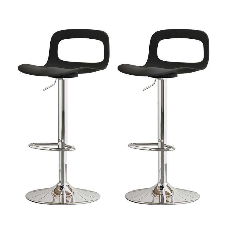 Adjustable Height Barstools Industrial Bar Stools with Metal Base