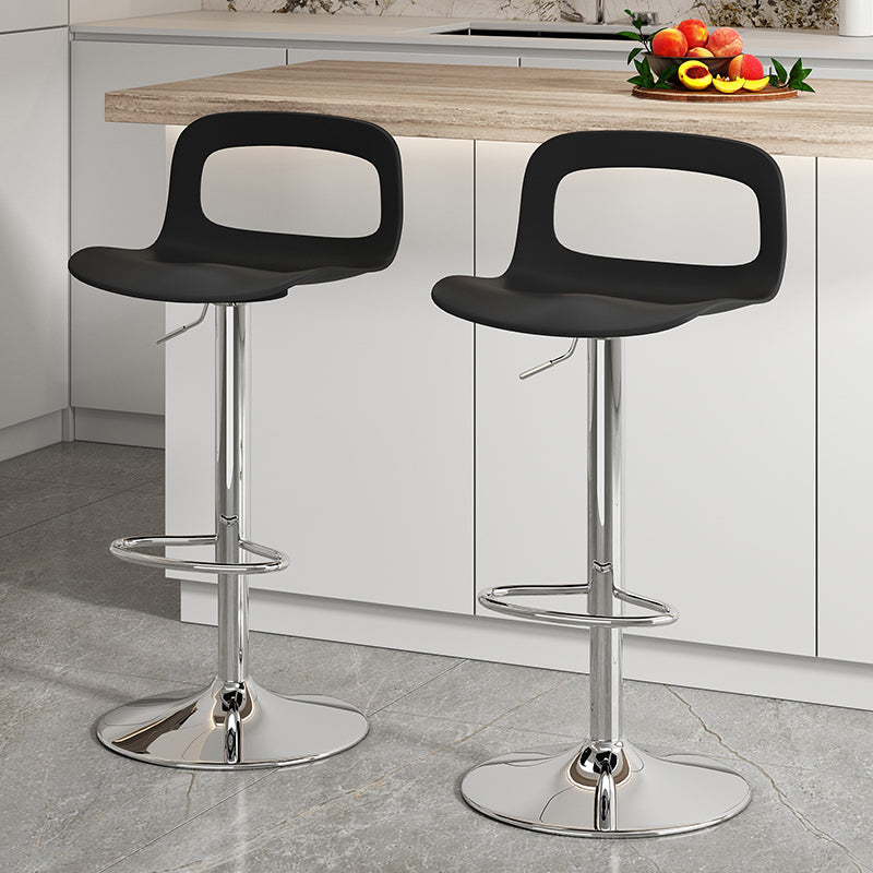 Adjustable Height Barstools Industrial Bar Stools with Metal Base