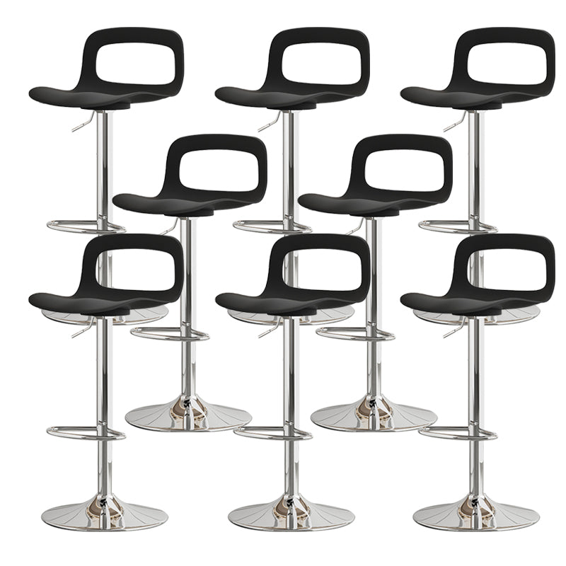 Adjustable Height Barstools Industrial Bar Stools with Metal Base
