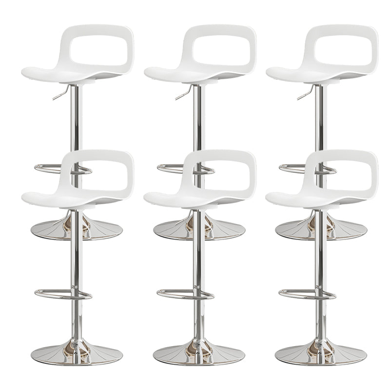 Adjustable Height Barstools Industrial Bar Stools with Metal Base
