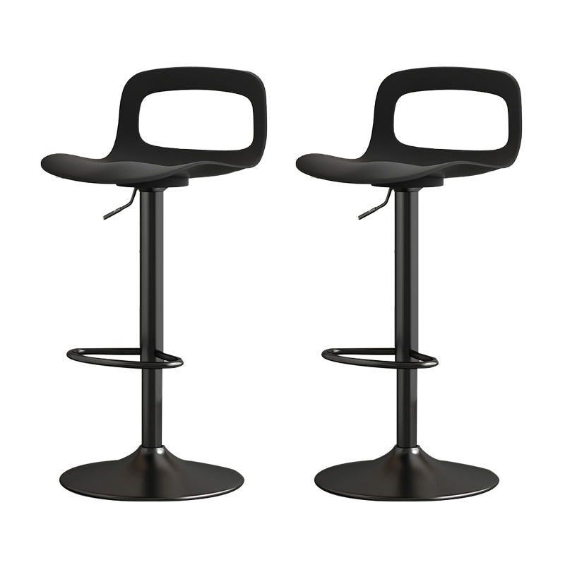 Adjustable Height Barstools Industrial Bar Stools with Metal Base