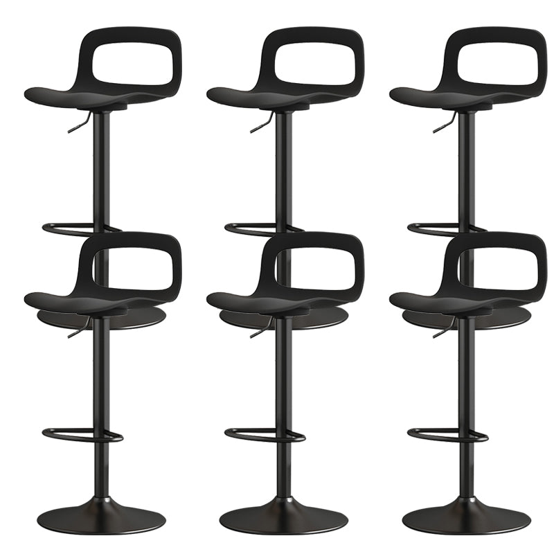 Adjustable Height Barstools Industrial Bar Stools with Metal Base