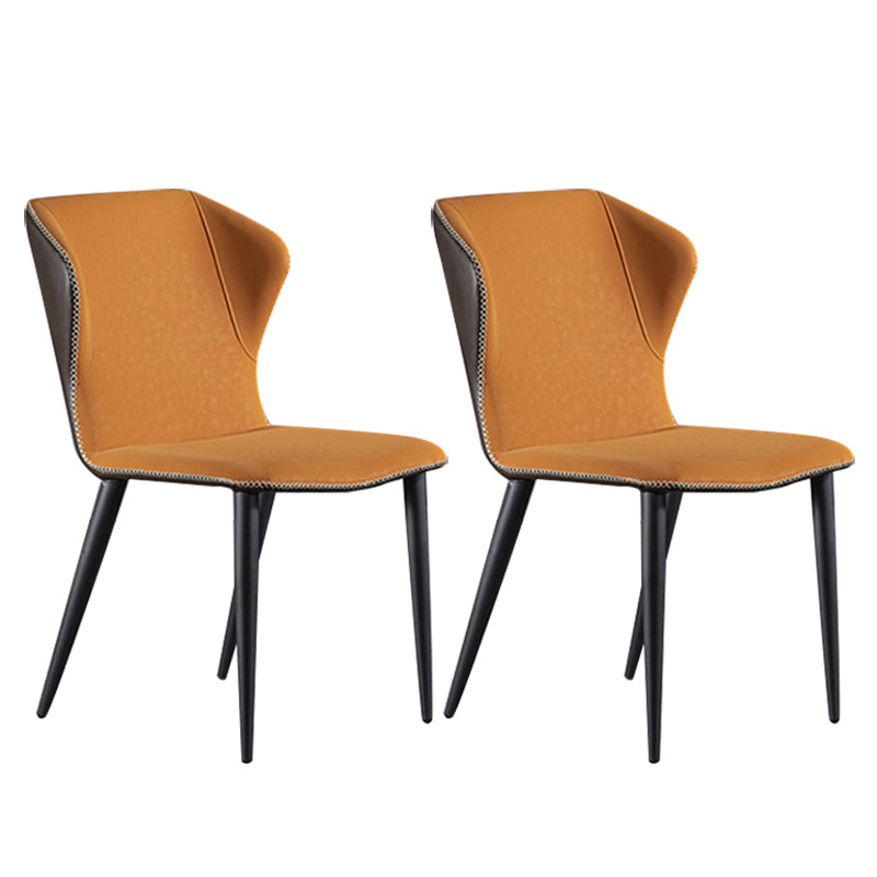 Industrial Upholstered Armless Dining Chairs Dining Room Side Chair