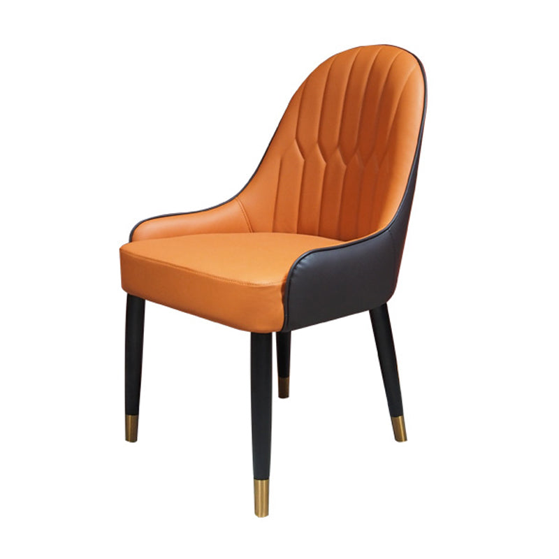 Industrial Upholstered Armless Dining Chairs Dining Room Side Chair