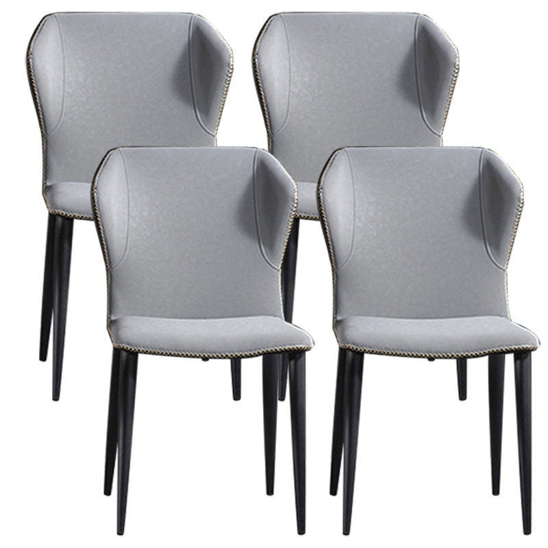 Industrial Upholstered Armless Dining Chairs Dining Room Side Chair