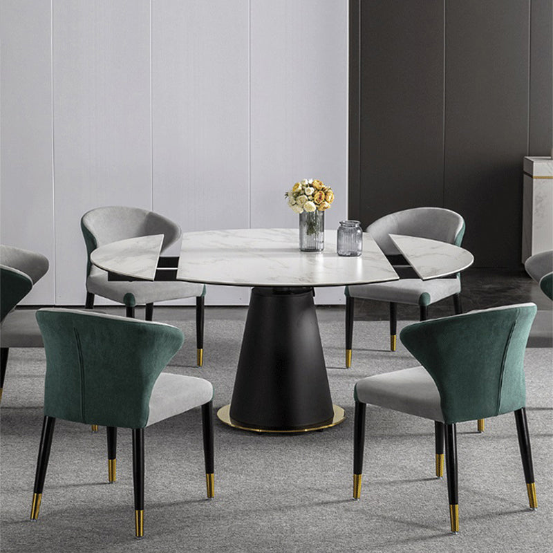 Industrial Upholstered Armless Dining Chairs Dining Room Side Chair