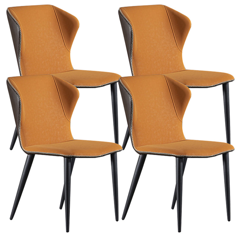 Industrial Upholstered Armless Dining Chairs Dining Room Side Chair