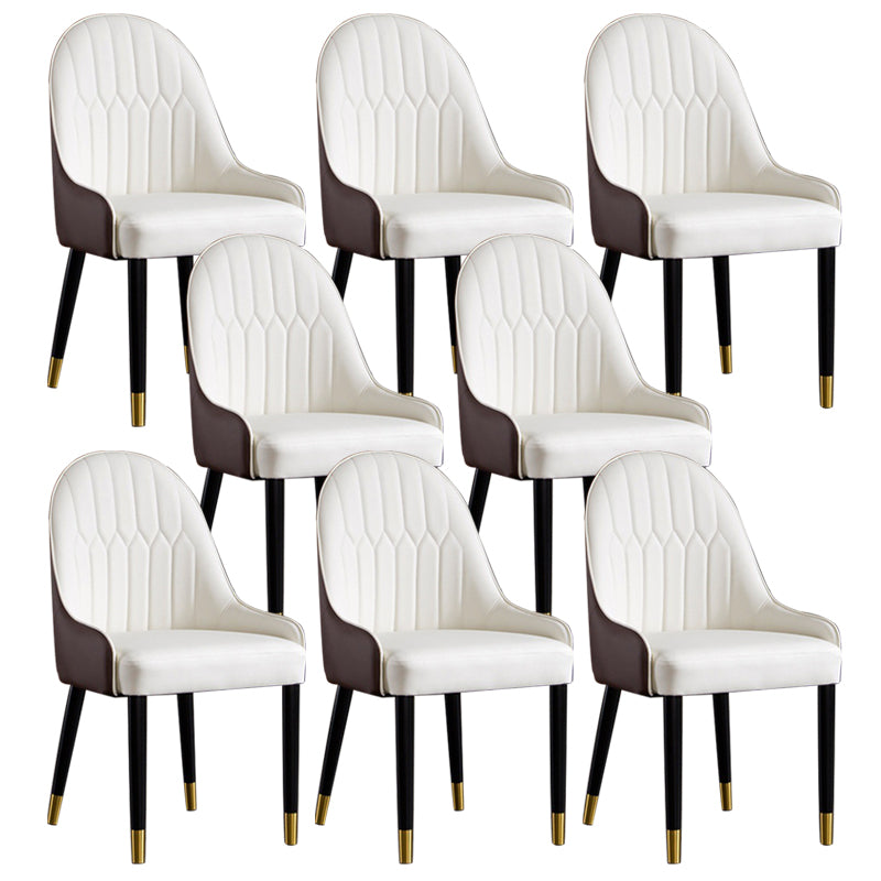 Industrial Upholstered Armless Dining Chairs Dining Room Side Chair