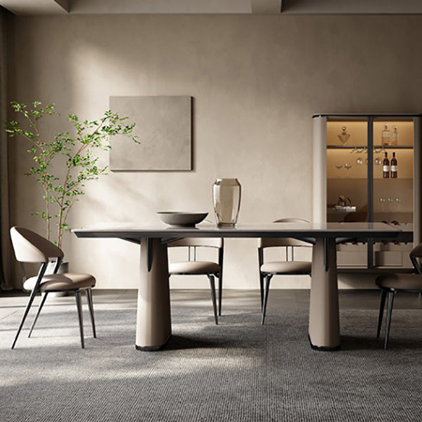 Modern Indoor Kitchen Dining Chair Open Back Dining Side Chair