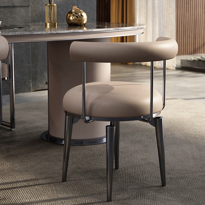 Kitchen Dining Accent Chair Upholstered Armless Dining Chairs