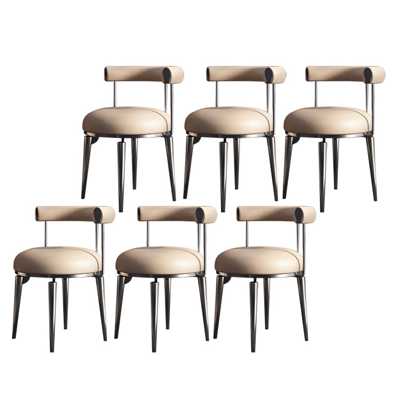 Kitchen Dining Accent Chair Upholstered Armless Dining Chairs