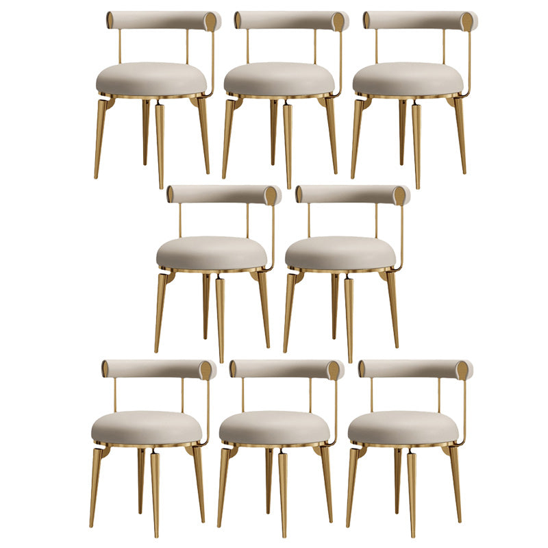 Kitchen Dining Accent Chair Upholstered Armless Dining Chairs