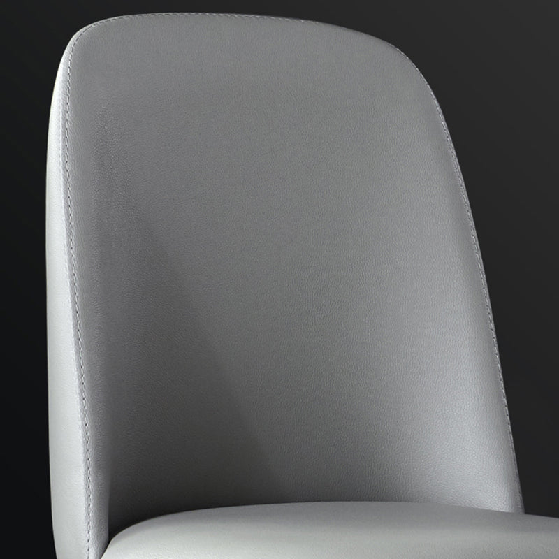 Modern Style Home Dining Side Chair Wood Parsons Armless Chair