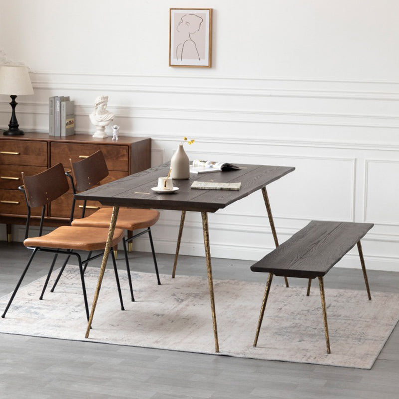 Modern 1/2/4/5/6 Pieces Dining Set Rectangle Oak Wood Dining Table for Dining Room