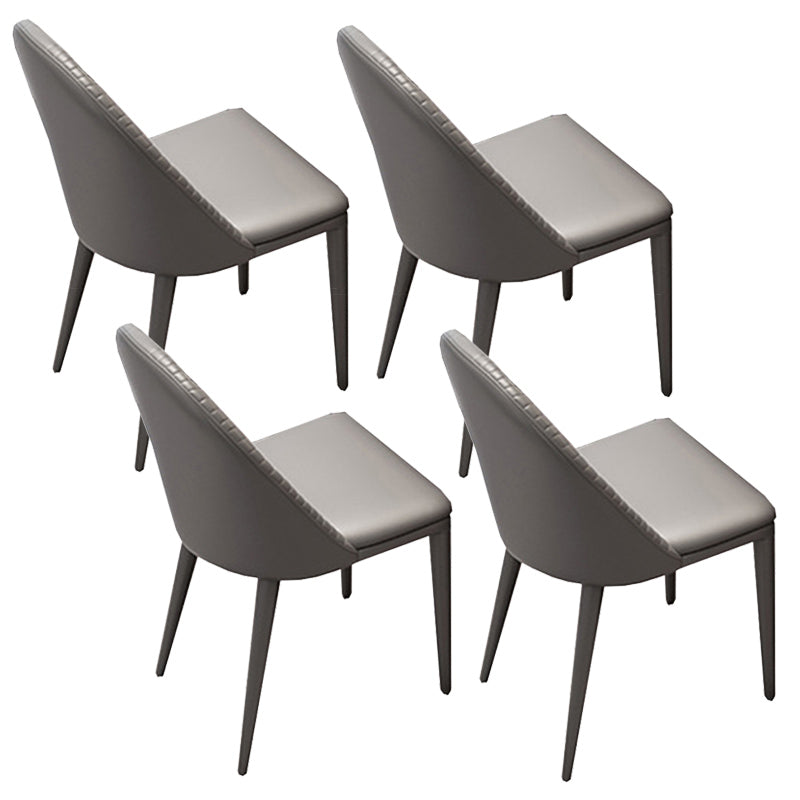 Modern Style 1/4/5/7 Pieces Dining Chairs Set Rectangle Stone Furniture in White