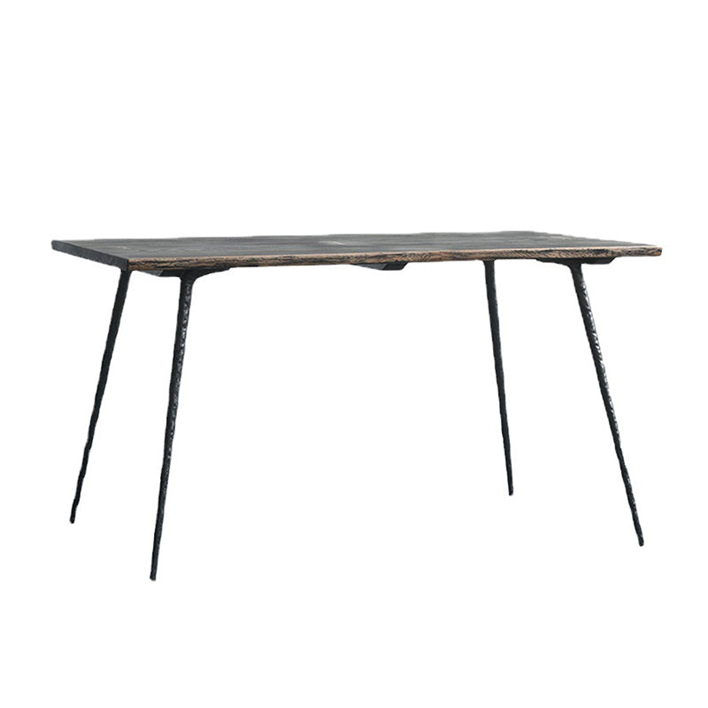 Industrial 1/5 Pieces Dining Set Rectangle Oak Wood Dining Table for Dining Room