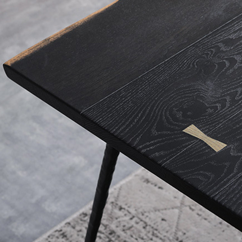 Industrial 1/5 Pieces Dining Set Rectangle Oak Wood Dining Table for Dining Room