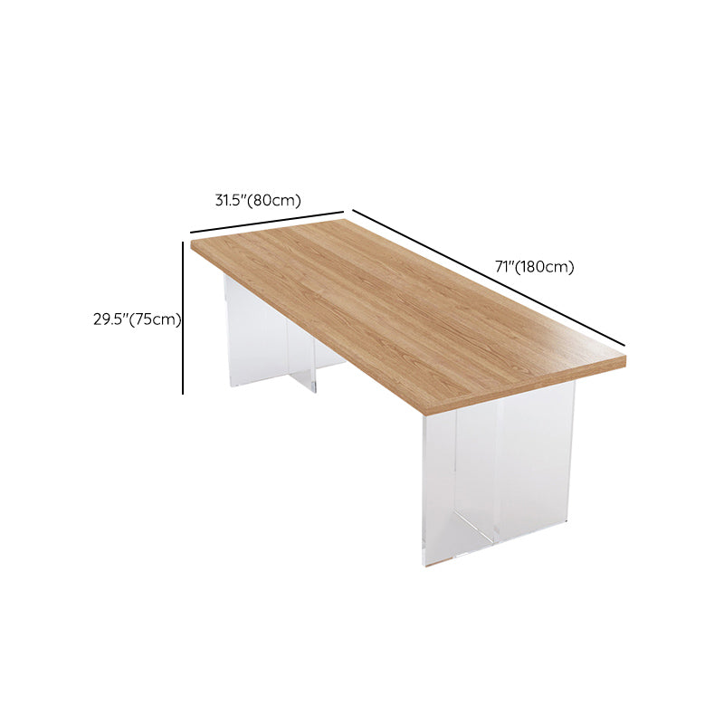 1/3/4/5 Pieces Modern Dining Set Rectangle Pine Wood Dining Table for Kitchen