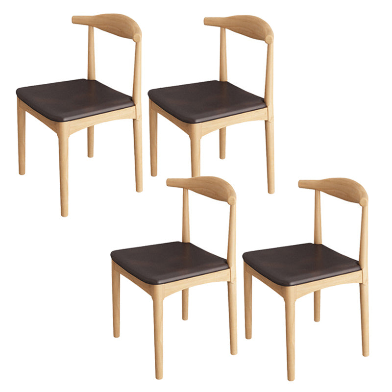 Modern 1/4/5/7 Pieces Dining Set Rectangle Pine Wood Dining Table for Living Room