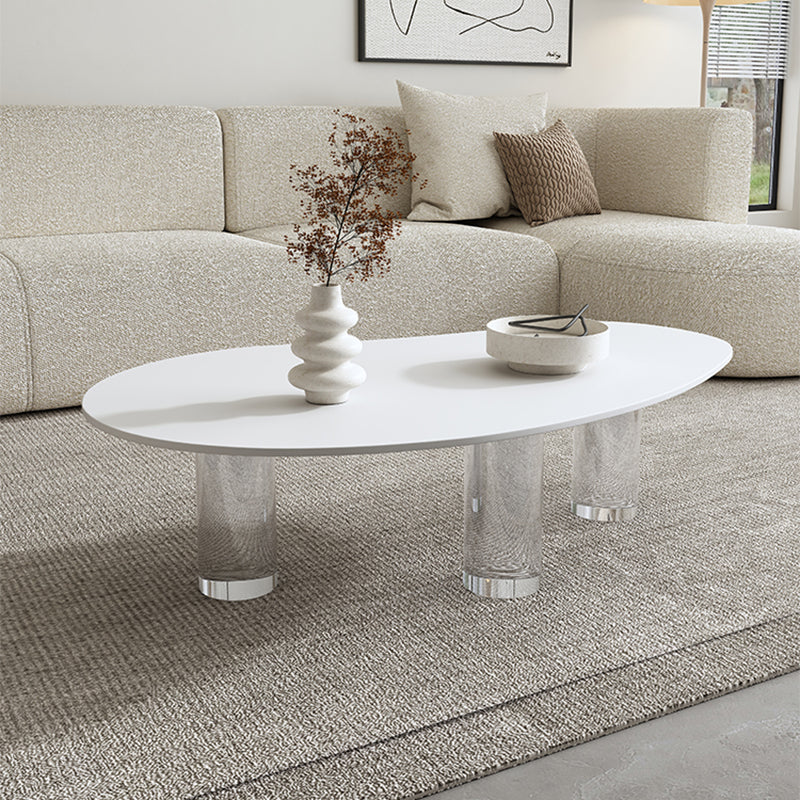 27" Wide Contemporary Coffee Table 3 Legs Coffee Cocktail Table