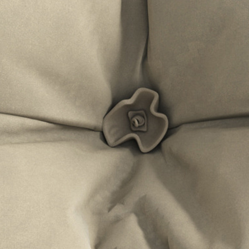 Tufted Microsuede Wingback Recliner 42" Wide Swivel Base Recliner Chair