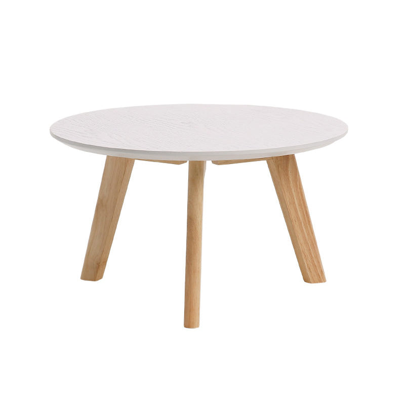 11"H Contemporary Coffee Table Solid Wood Coffee Cocktail Table