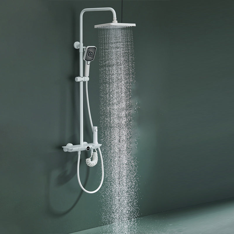 Modern Shower Trim Brass Temperature Control Wall Mounted Shower System