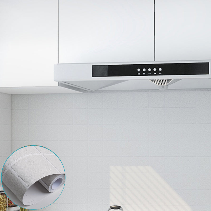 Modern Peel and Stick Tiles Plastic Mosaic Tile Peel & Stick Field Tile for Kitchen