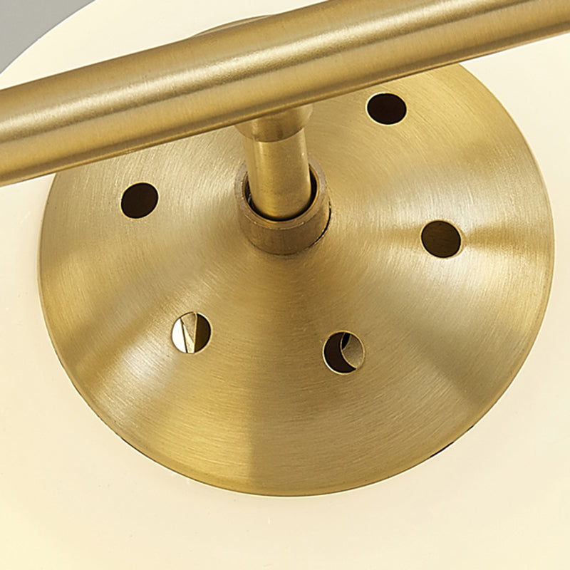 Modern Style Ball Shape Island Pendants Glass Pendant Lights in Gold for Dining Room