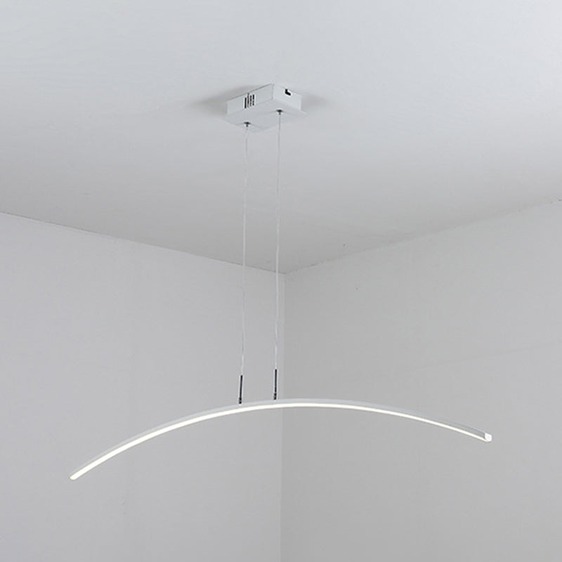 Modernism LED Ceiling Light Black/White Kitchen Island Lighting for Foyer