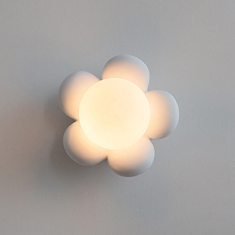 White/Pink Wood Lighting Modernism Wall Light for Foyer Home