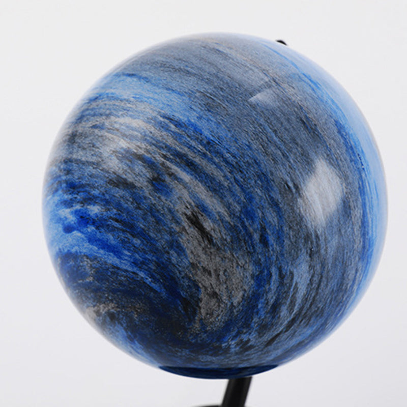Contemporary Wall Sconce Globe Glass Wall Light Fixture for Bedroom