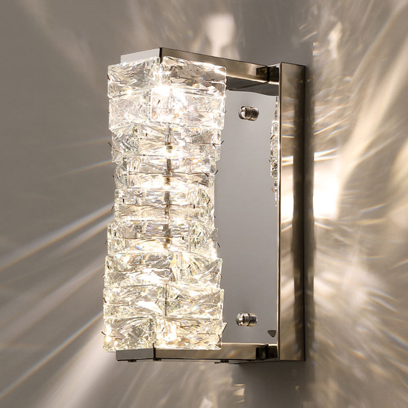 Crystal LED Wall Sconce Post-Modern Wall Light Fixture for Bedroom