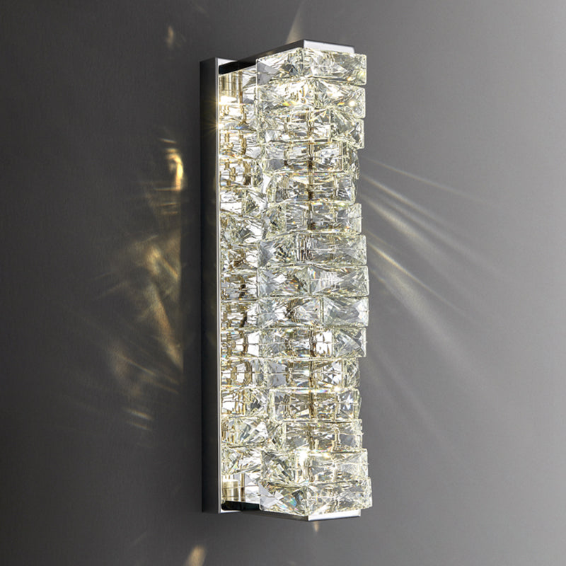 Crystal LED Wall Sconce Post-Modern Wall Light Fixture for Bedroom