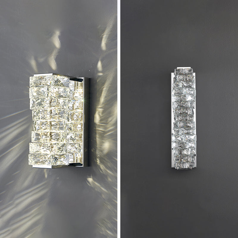Crystal LED Wall Sconce Post-Modern Wall Light Fixture for Bedroom