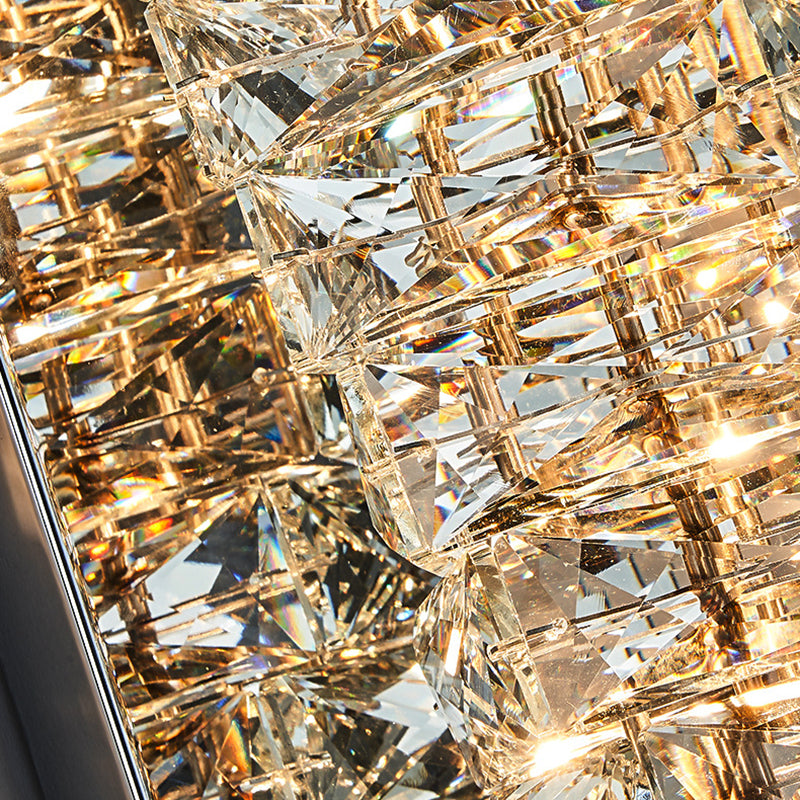 Crystal LED Wall Sconce Post-Modern Wall Light Fixture for Bedroom