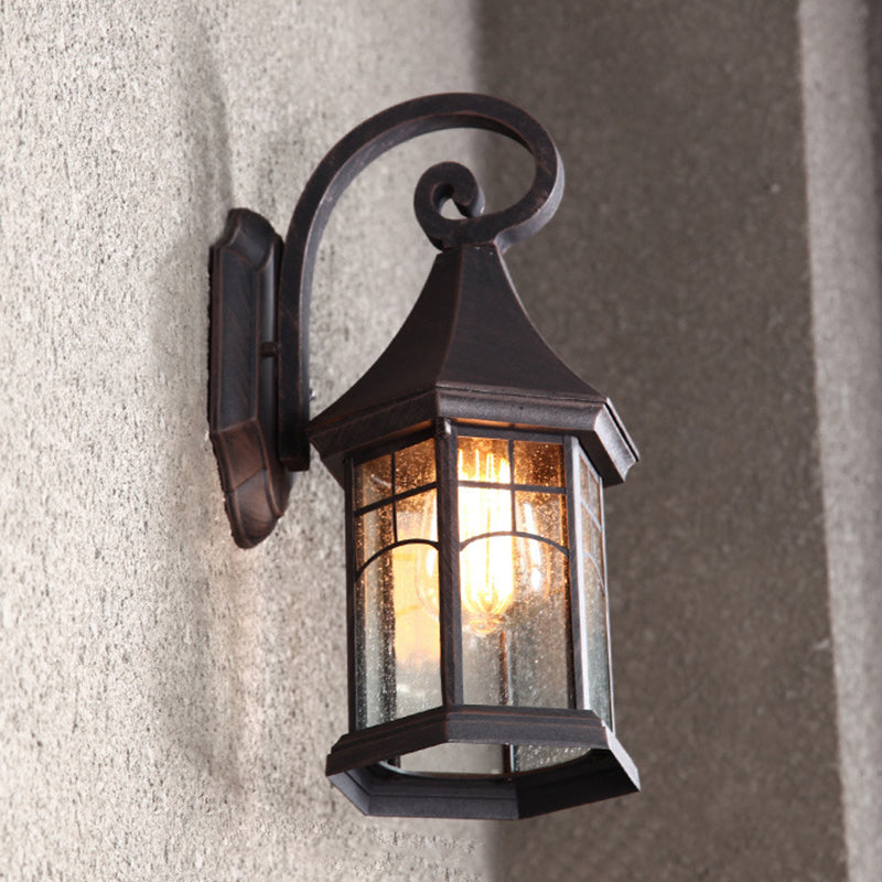 Vintage Wall Sconce Waterproof Outdoor Sconce Light Fixture with Aluminium