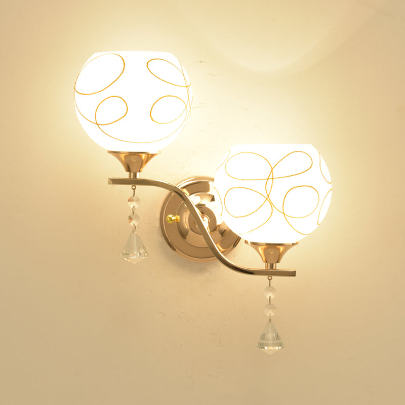 Modern Simple Iron Vanity Light Ball Shape Vanity Lamp for Living Room