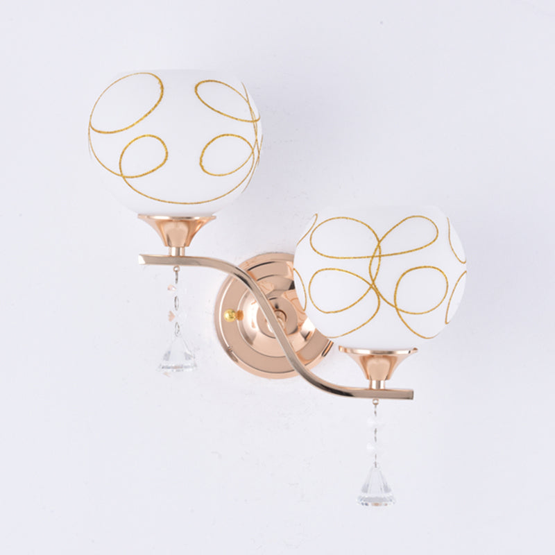 Modern Simple Iron Vanity Light Ball Shape Vanity Lamp for Living Room