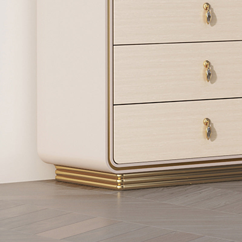 15.6-inch Width Solid Wood Storage Chest Classic Glam Storage Chest Dresser