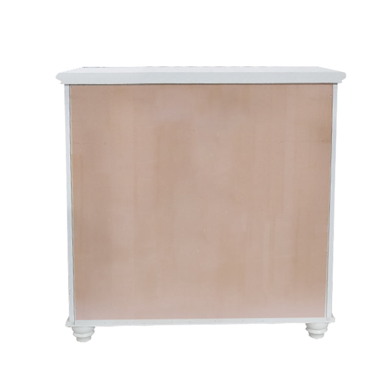 17.55-inch Width Solid Wood Storage Chest Classic Glam Storage Chest Dresser