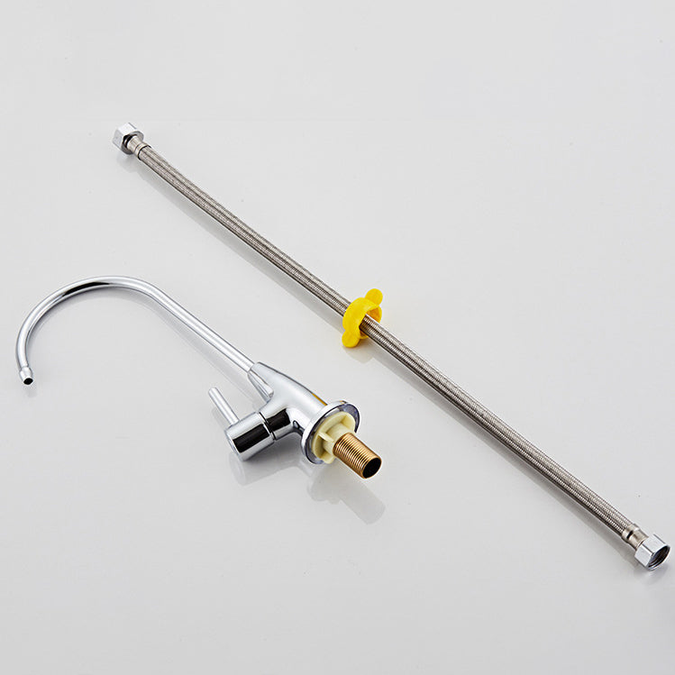 Modern High-Arc Kitchen Faucet Stainless Steel Swivel Spout Standard Kitchen Faucets