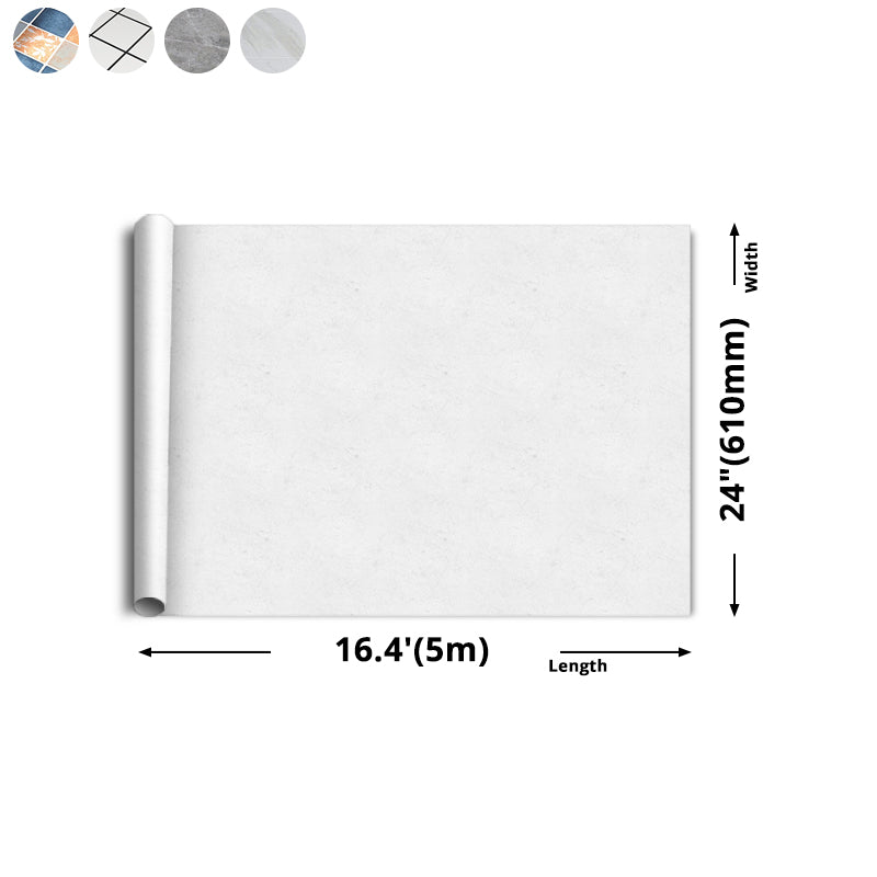 Modern PVC Flooring Marble Pattern Peel & Stick Vinyl Floor Planks