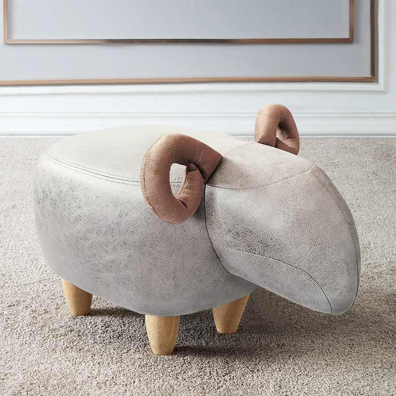 White Modern Standard Trea Resistant Sheep Shape Standard for Living Room