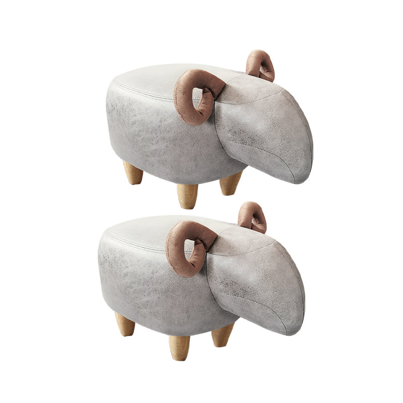 White Modern Standard Trea Resistant Sheep Shape Standard for Living Room